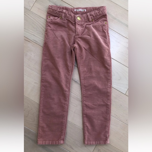 Bonpoint soft cotton stretch pink girls pants